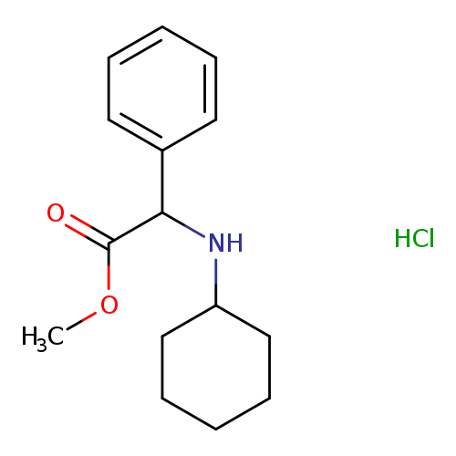 Methyl (cyclohexylamino)(phenyl)acetate hydrochloride