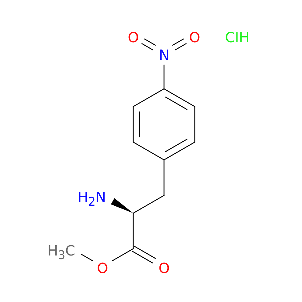 (S)-2-amino-3-(4-nitrophenyl)propanoate hydrochloride