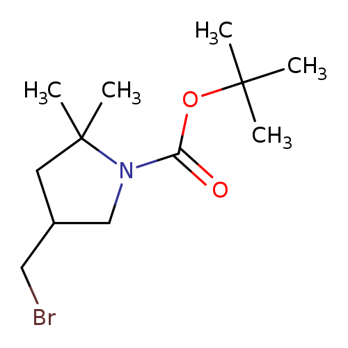 tert-butyl4-(bromomethyl)-2,2-dimethylpyrrolidine-1-carboxylate