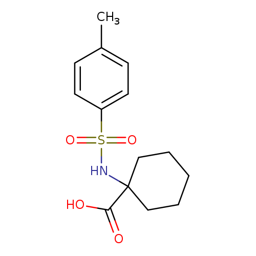 1-{[(4-Methylphenyl)sulfonyl]amino}cyclohexanecarboxylic acid