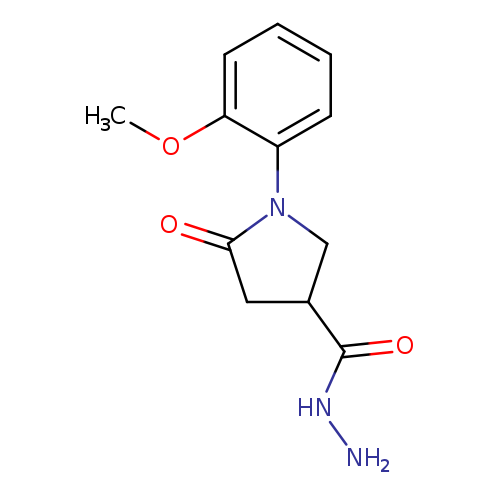 1-(2-methoxyphenyl)-5-oxopyrrolidine-3-carbohydrazide