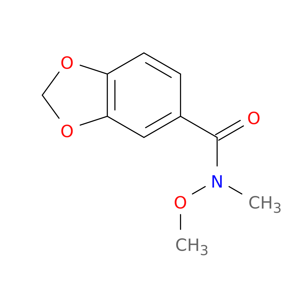 N-Methoxy-N-methylbenzo[d][1,3]dioxole-5-carboxamide