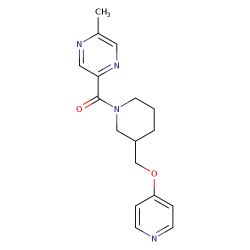 2-methyl-5-{3-[(pyridin-4-yloxy)methyl]piperidine-1-carbonyl}pyrazine