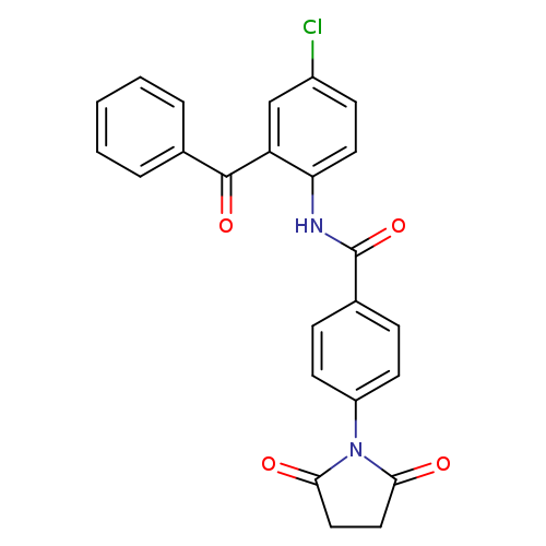 N-(2-benzoyl-4-chlorophenyl)-4-(2,5-dioxopyrrolidin-1-yl)benzamide
