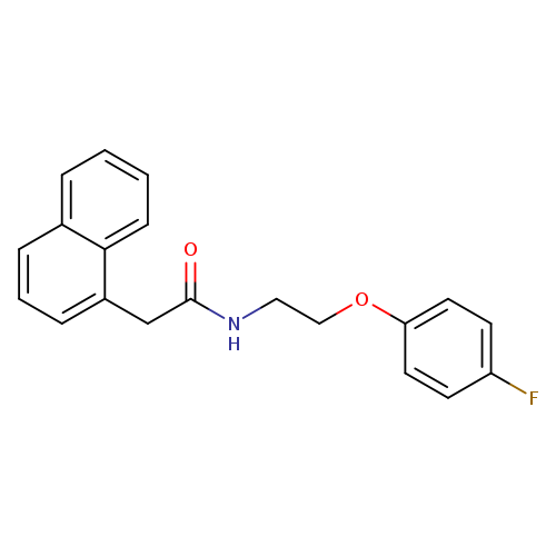 N-[2-(4-fluorophenoxy)ethyl]-2-(naphthalen-1-yl)acetamide