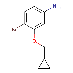 4-bromo-3-(cyclopropylmethoxy)aniline