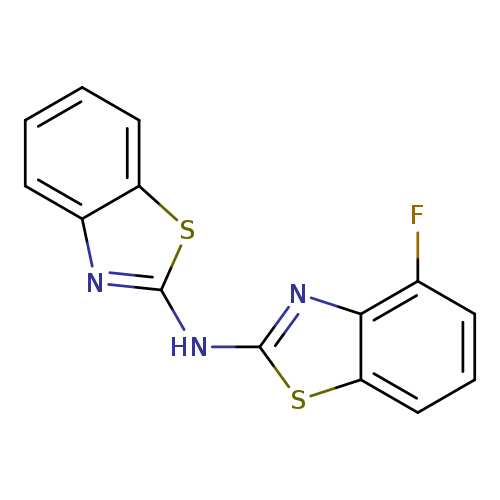 N-(1,3-benzothiazol-2-yl)-4-fluoro-1,3-benzothiazol-2-amine