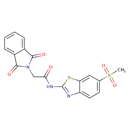 2-(1,3-dioxo-2,3-dihydro-1H-isoindol-2-yl)-N-(6-methanesulfonyl-1,3-benzothiazol-2-yl)acetamide