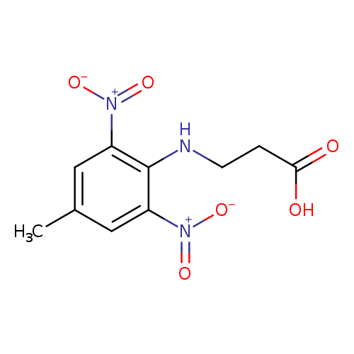3-[(4-methyl-2,6-dinitrophenyl)amino]propanoic acid