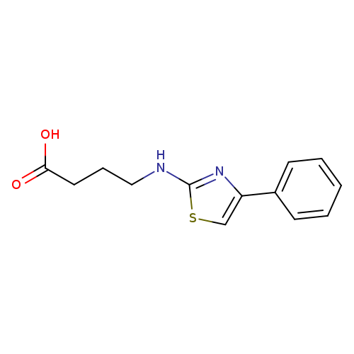 4-[(4-phenyl-1,3-thiazol-2-yl)amino]butanoic acid