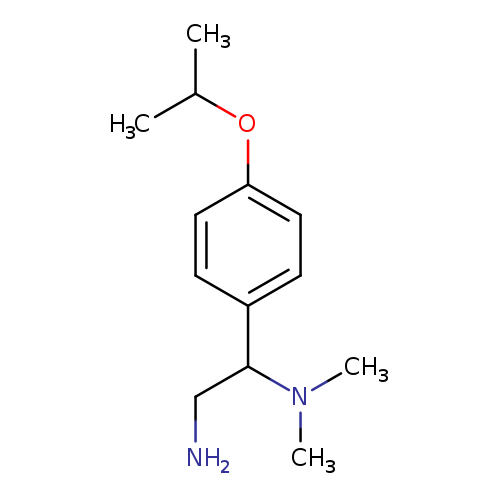 {2-amino-1-[4-(propan-2-yloxy)phenyl]ethyl}dimethylamine