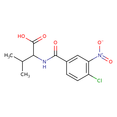 2-[(4-chloro-3-nitrophenyl)formamido]-3-methylbutanoic acid