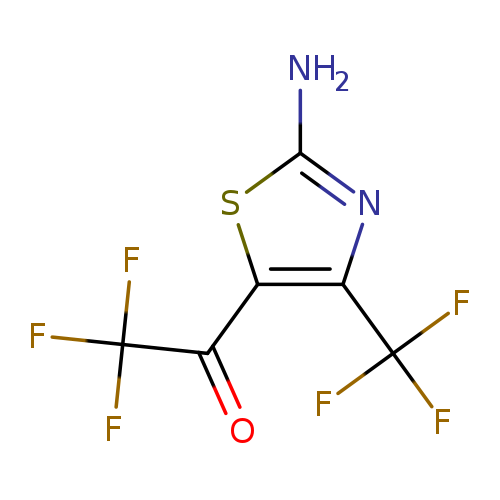 1-[2-amino-4-(trifluoromethyl)-1,3-thiazol-5-yl]-2,2,2-trifluoroethan-1-one