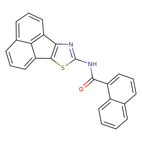 N-{11-thia-13-azatetracyclo[7.5.1.0^{5,15}.0^{10,14}]pentadeca-1,3,5(15),6,8,10(14),12-heptaen-12-yl}naphthalene-1-carboxamide