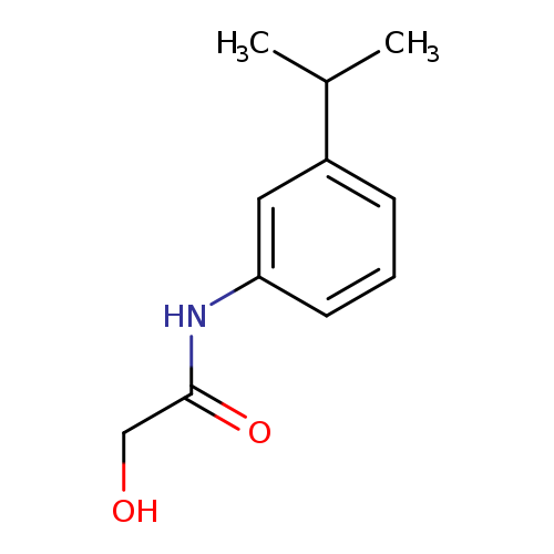 2-hydroxy-N-[3-(propan-2-yl)phenyl]acetamide