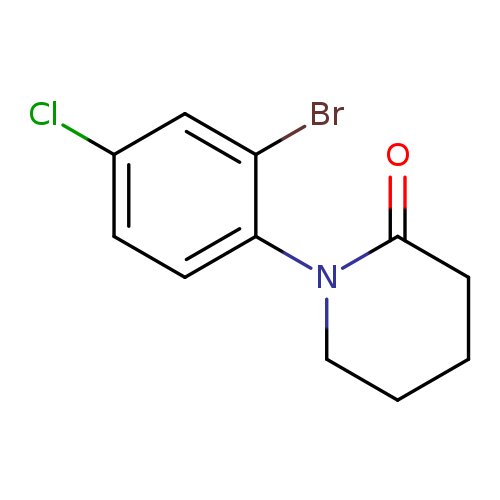1-(2-Bromo-4-chlorophenyl)piperidin-2-one
