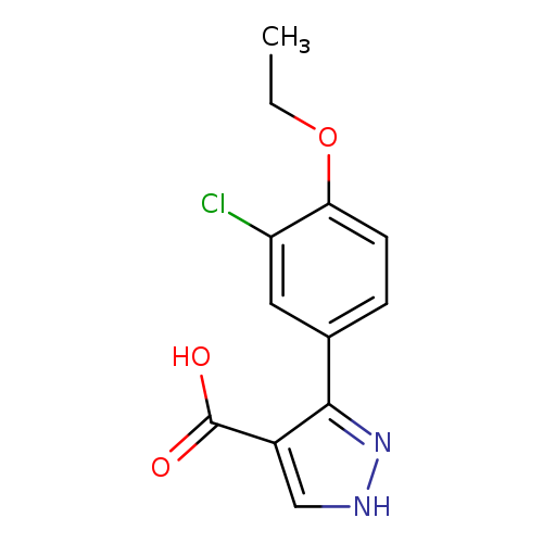 3-(3-Chloro-4-ethoxyphenyl)-1h-pyrazole-4-carboxylic acid