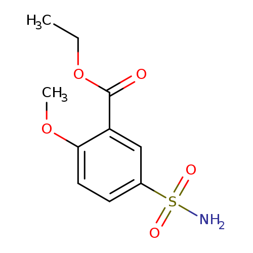 Benzoic acid, 5-(aminosulfonyl)-2-methoxy-, ethyl ester