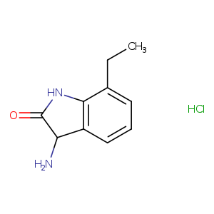 3-Amino-7-ethyl-1,3-dihydro-2h-indol-2-one hydrochloride