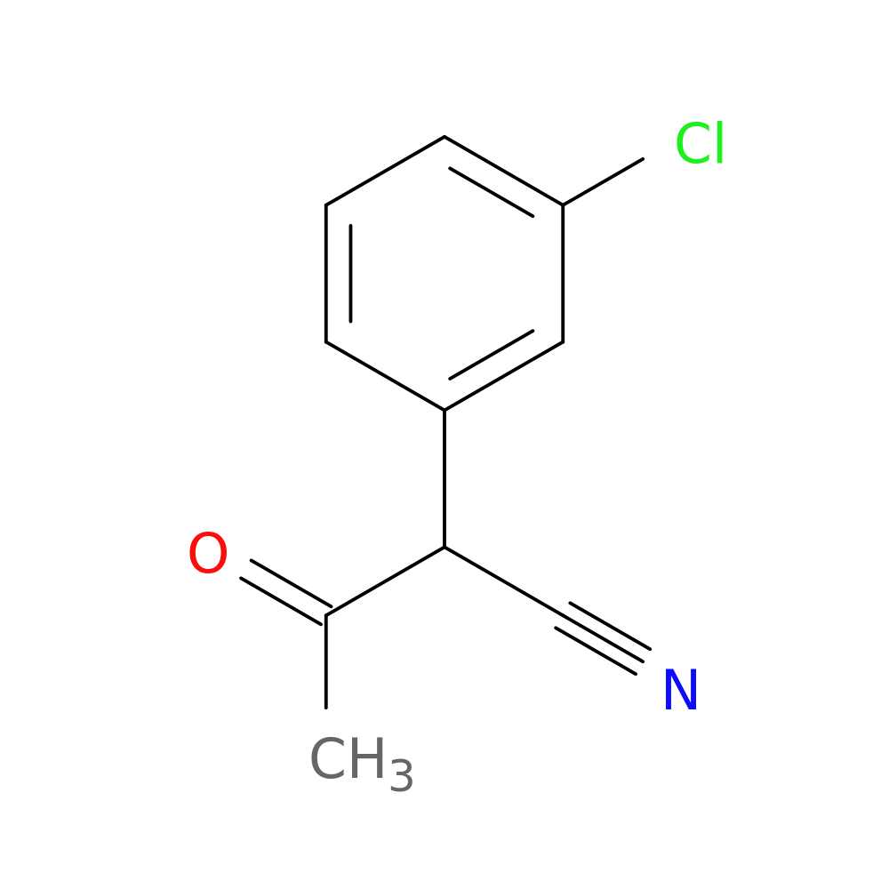 2-(3-chlorophenyl)-3-oxobutanenitrile
