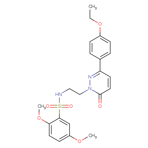 N-{2-[3-(4-ethoxyphenyl)-6-oxo-1,6-dihydropyridazin-1-yl]ethyl}-2,5-dimethoxybenzene-1-sulfonamide
