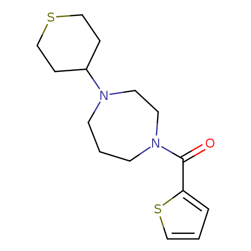 1-(thian-4-yl)-4-(thiophene-2-carbonyl)-1,4-diazepane