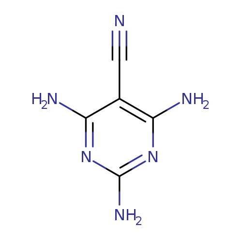 5-Pyrimidinecarbonitrile,  2,4,6-triamino-