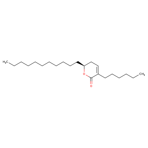 2H-Pyran-2-one, 3-hexyl-5,6-dihydro-6-undecyl-, (S)- (9CI)