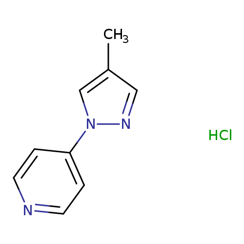 4-(4-methyl-1H-pyrazol-1-yl)pyridine hydrochloride