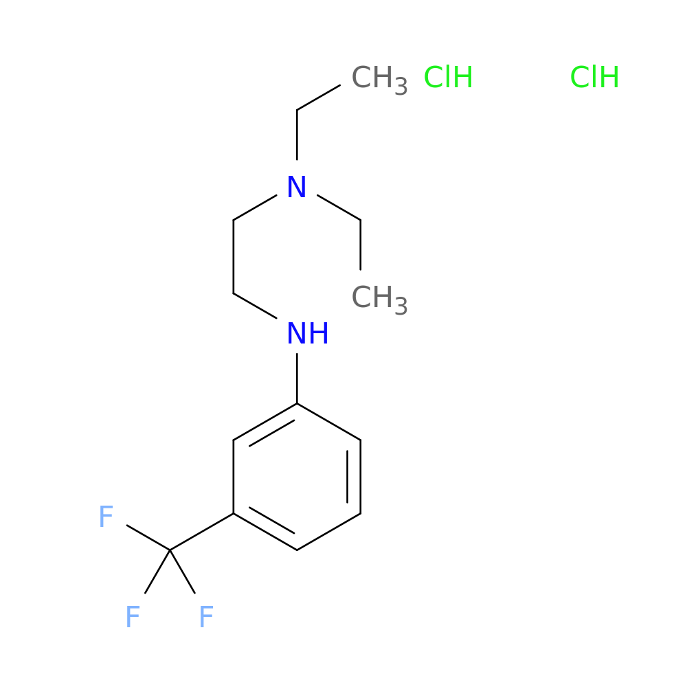 Diethyl(2-([3-(trifluoromethyl)phenyl]amino)ethyl)amine dihydrochloride