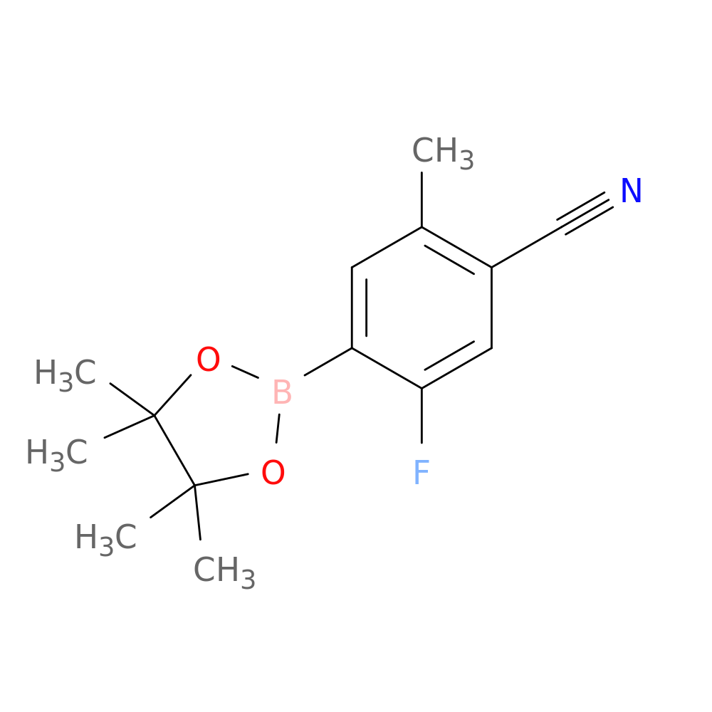 4-Cyano-2-fluoro-5-methylphenylboronic acid, pinacol ester