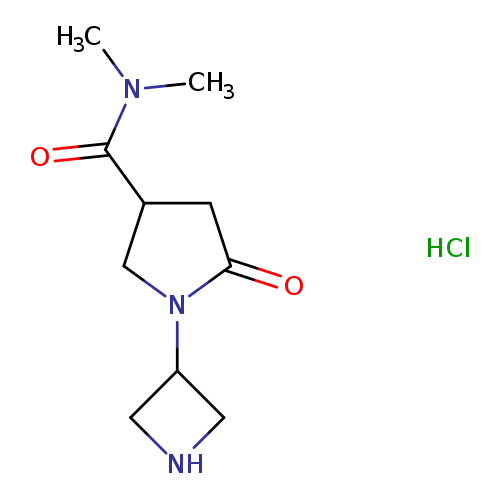 1-(azetidin-3-yl)-n,n-dimethyl-5-oxopyrrolidine-3-carboxamide hydrochloride