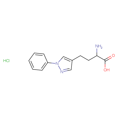 2-amino-4-(1-phenyl-1H-pyrazol-4-yl)butanoic acid hydrochloride