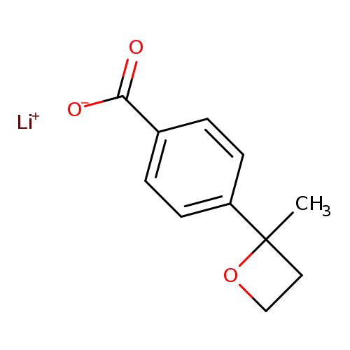 lithium(1+) ion 4-(2-methyloxetan-2-yl)benzoate
