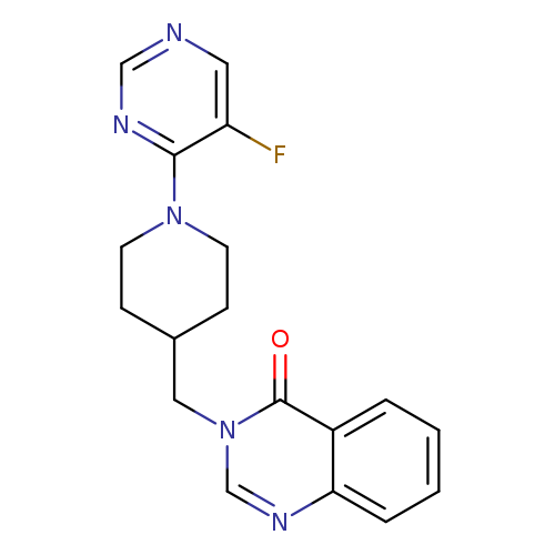 3-{[1-(5-fluoropyrimidin-4-yl)piperidin-4-yl]methyl}-3,4-dihydroquinazolin-4-one