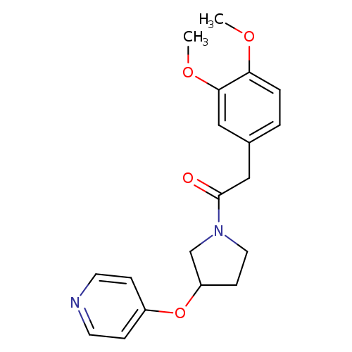 2-(3,4-dimethoxyphenyl)-1-[3-(pyridin-4-yloxy)pyrrolidin-1-yl]ethan-1-one