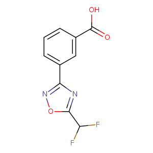 3-[5-(difluoromethyl)-1,2,4-oxadiazol-3-yl]benzoic acid