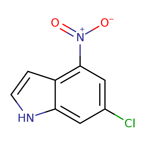 1H-Indole, 6-chloro-4-nitro-