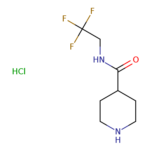 N-(2,2,2-Trifluoroethyl)piperidine-4-carboxamide hydrochloride