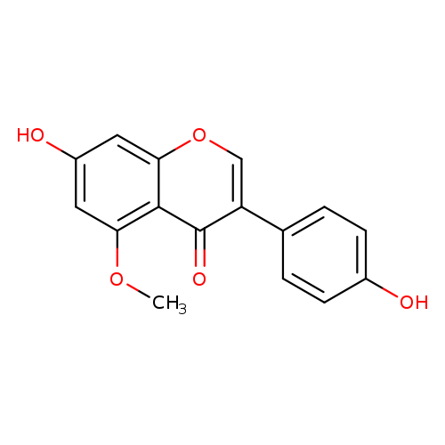 4H-1-Benzopyran-4-one, 7-hydroxy-3-(4-hydroxyphenyl)-5-methoxy-