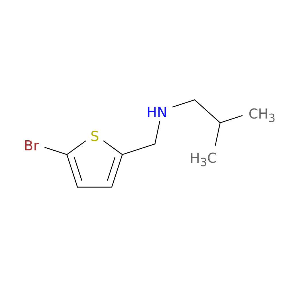 N-((5-broMothiophen-2-yl)Methyl)-2-Methylpropan-1-aMine