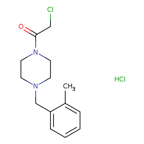 1-(CHLOROACETYL)-4-(2-METHYLBENZYL)PIPERAZINE HYDROCHLORIDE