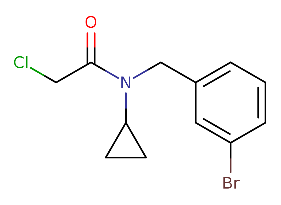 N-(3-Bromobenzyl)-2-chloro-N-cyclopropylacetamide