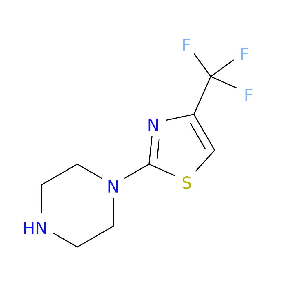 1-[4-(trifluoromethyl)-1,3-thiazol-2-yl]piperazine