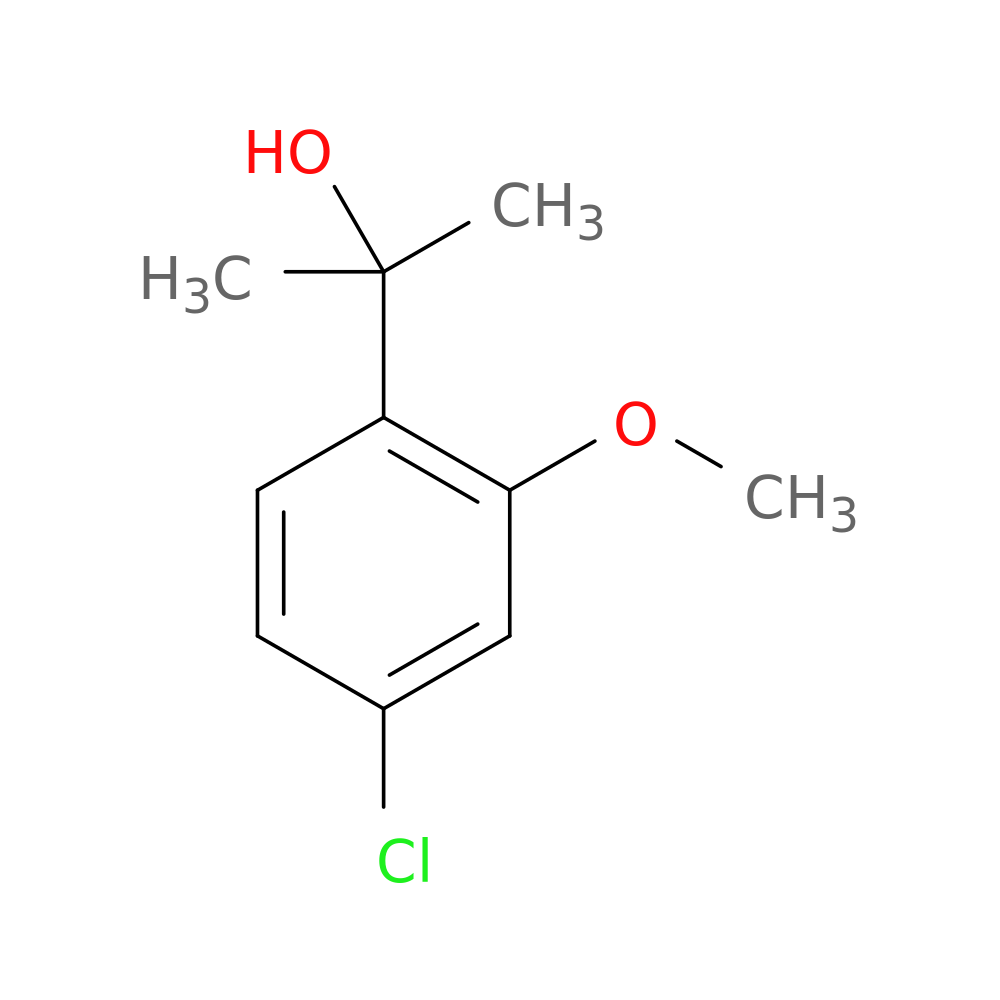 4-Chloro-2-methoxy-α,α-dimethylbenzenemethanol