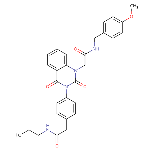 2-(2,4-dioxo-3-{4-[(propylcarbamoyl)methyl]phenyl}-1,2,3,4-tetrahydroquinazolin-1-yl)-N-[(4-methoxyphenyl)methyl]acetamide