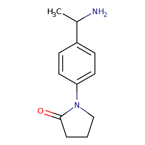 1-[4-(1-aminoethyl)phenyl]pyrrolidin-2-one