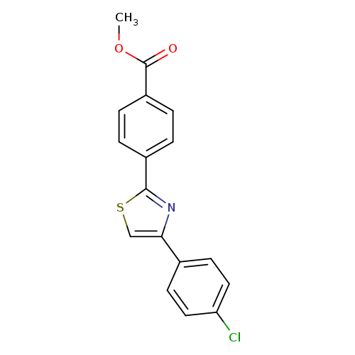 methyl 4-[4-(4-chlorophenyl)-1,3-thiazol-2-yl]benzoate
