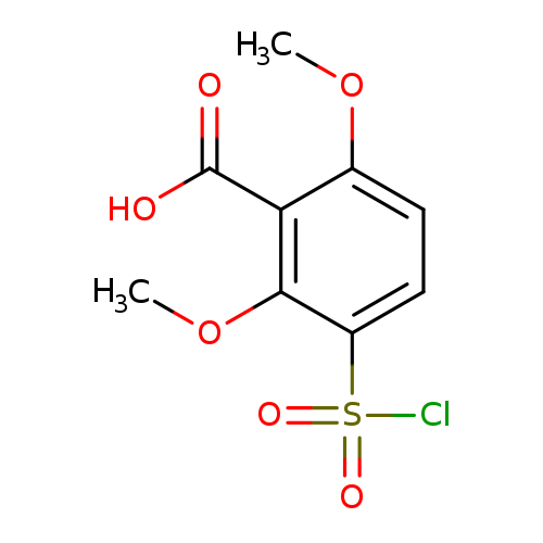 3-(chlorosulfonyl)-2,6-dimethoxybenzoic acid