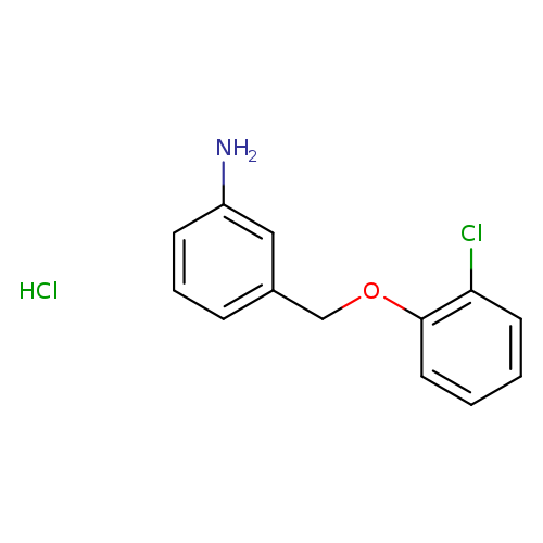 3-[(2-chlorophenoxy)methyl]aniline hydrochloride